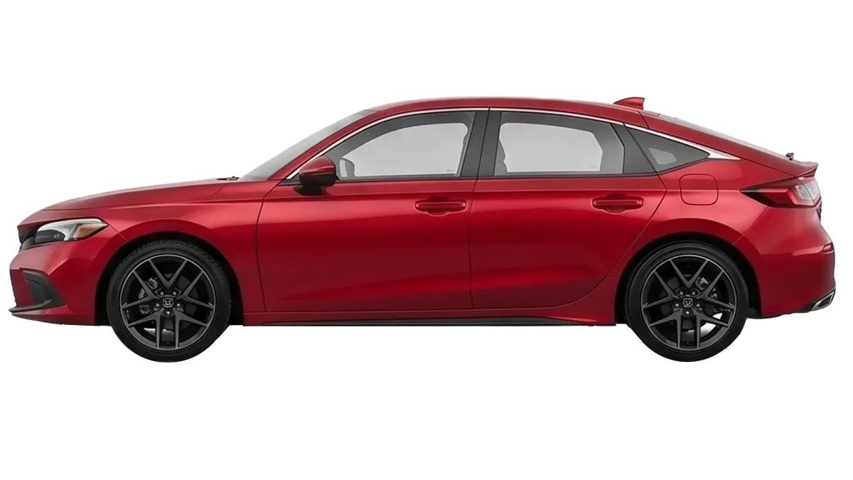 Driver side of hatchback