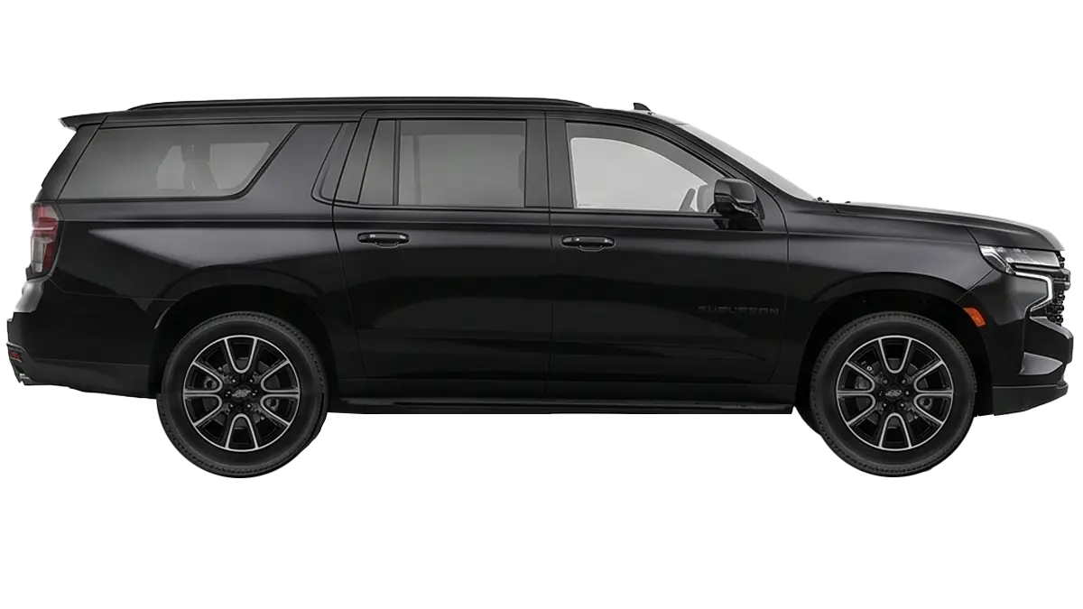 Passenger side of SUV