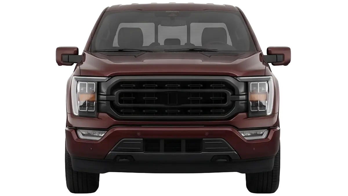 Front view of truck